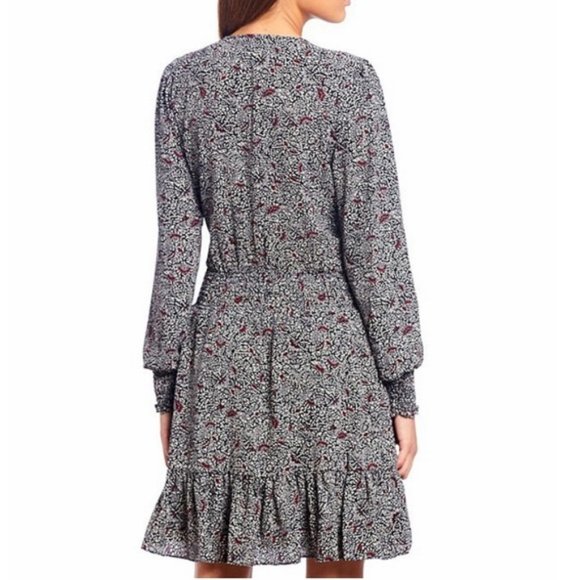 SOLD NWT MICHAEL KORS Ruffled Dress - Picture 3 of 8